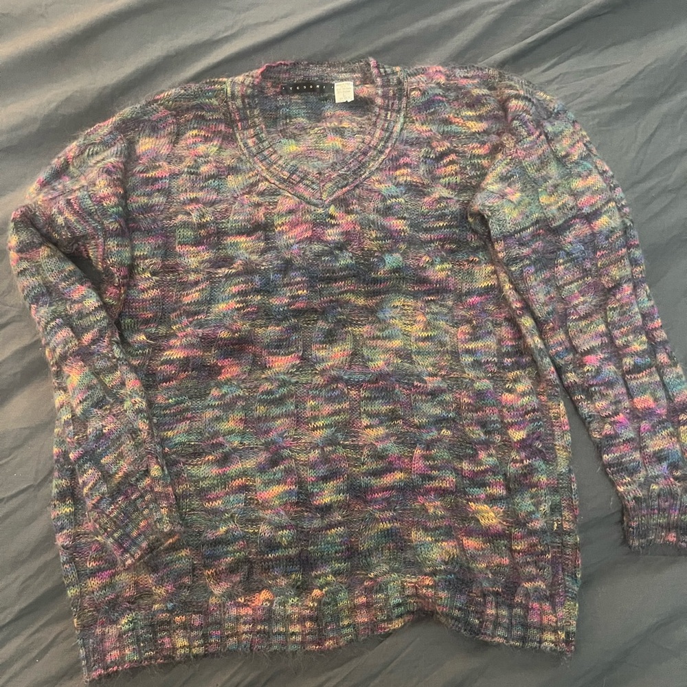 Vintage Multicolor Knit Sweater